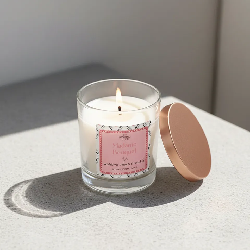 Opera Night Wild Lotus & Freesia Lily Scented Soy Wax Candle media 1