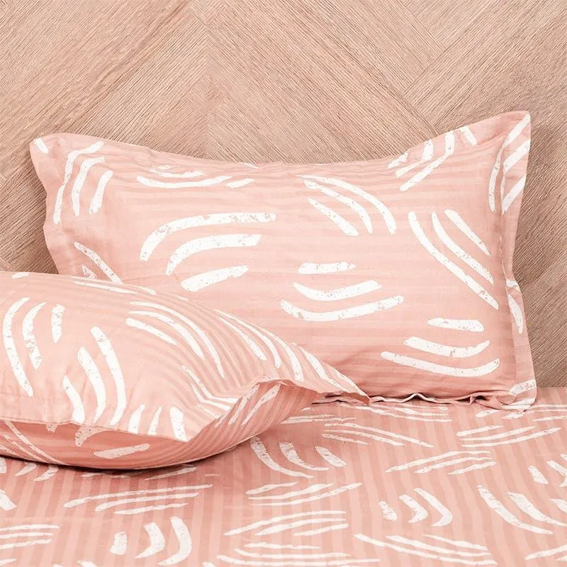 Autumn Bliss Cotton Bedsheet (Rust) - 200 TC media 4