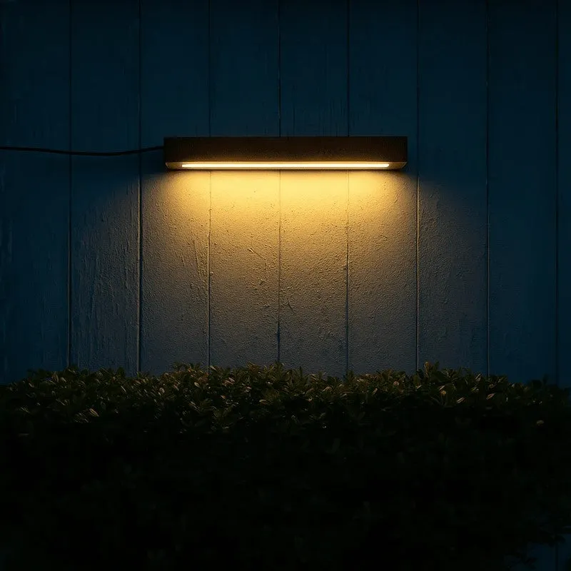 Slim Rose Wood LED Wall Lamp media 3