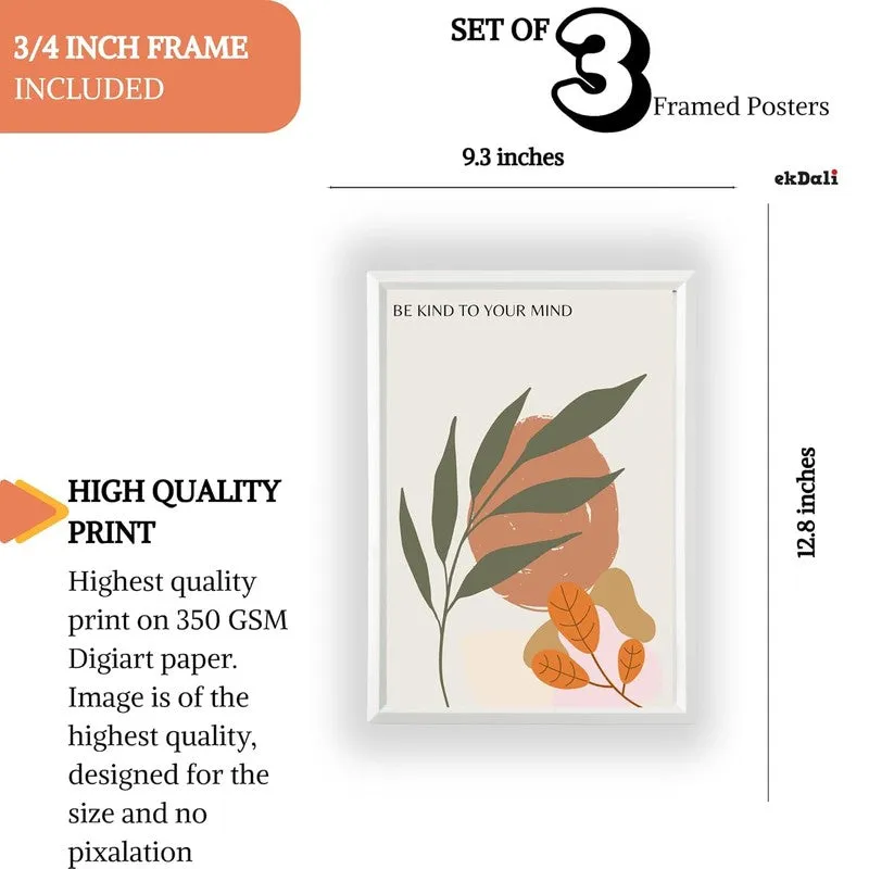 Desert Muse Paper Wall Painting With Frame - White media 10