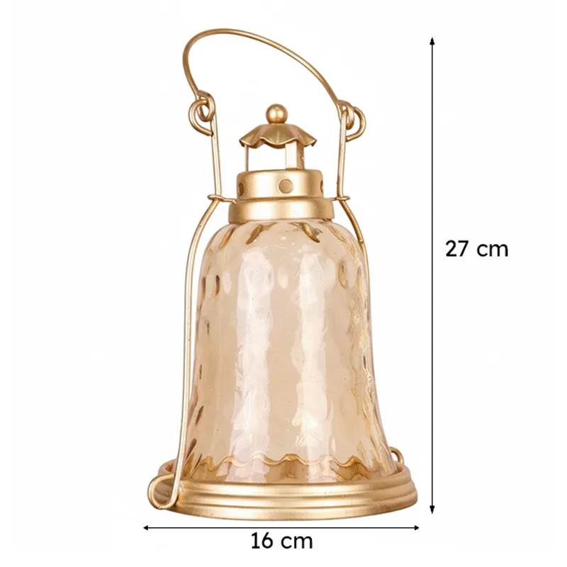 Bell Glow Lantern - Gold media 6