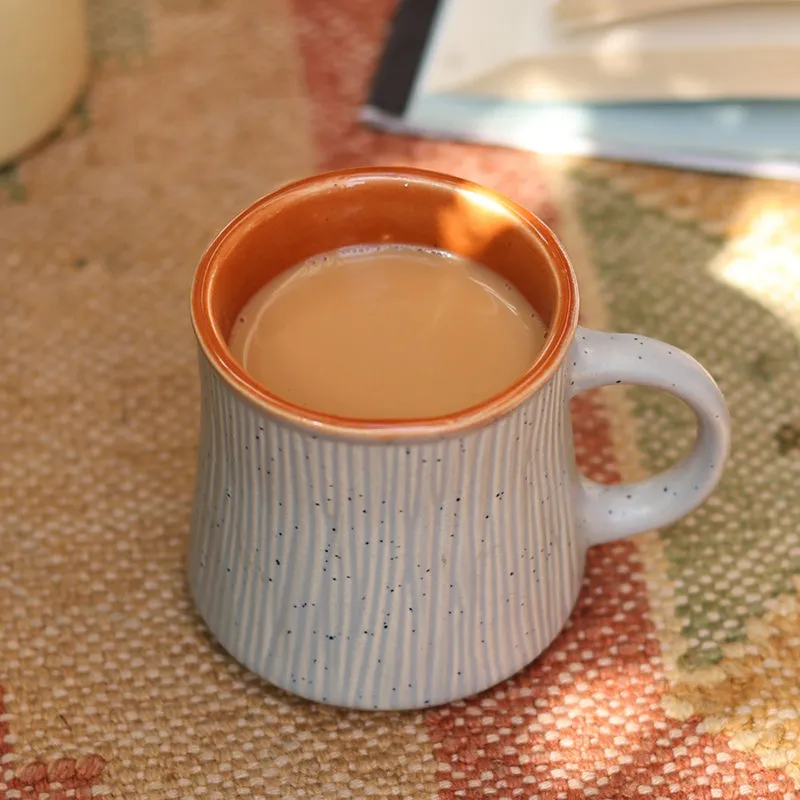 Carmila Ceramic Tea Cup (180 mL)/Grey) media 3