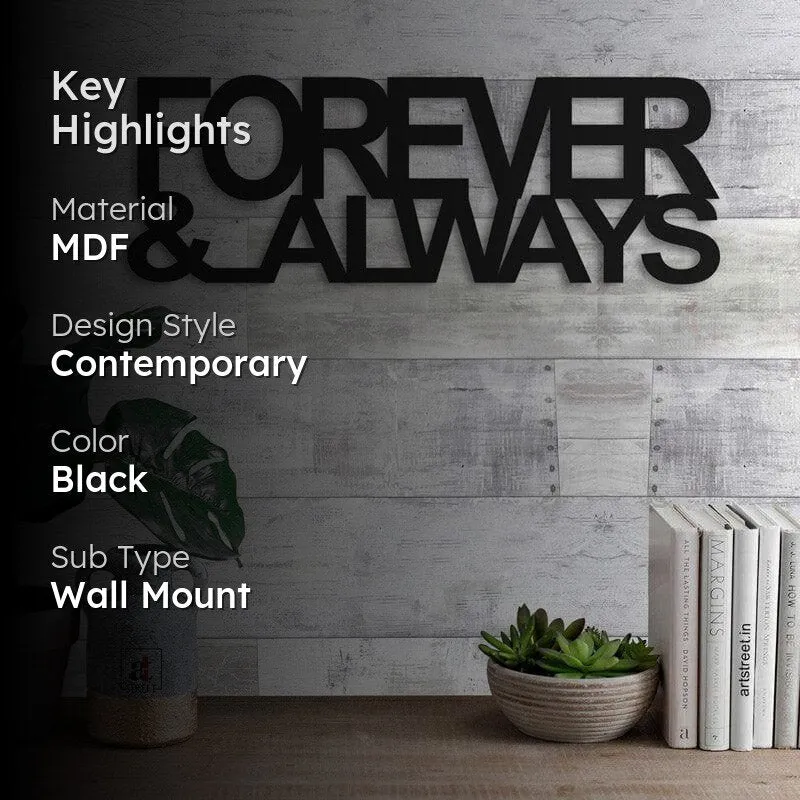 Forever & Always MDF Wall Accent media 2
