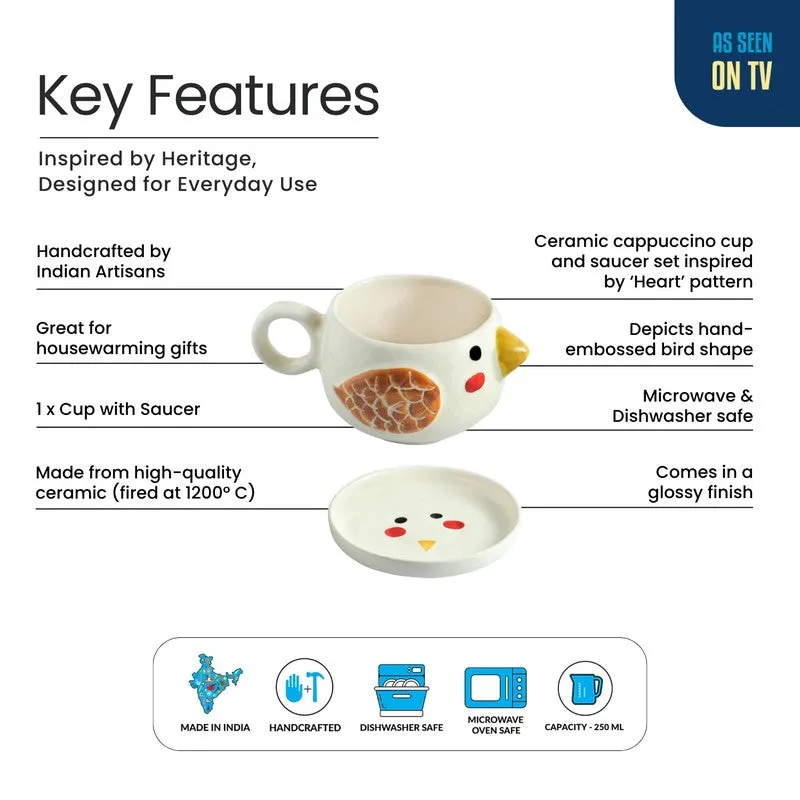 Pooky Bird Cup & Saucer - 250 ML media 5