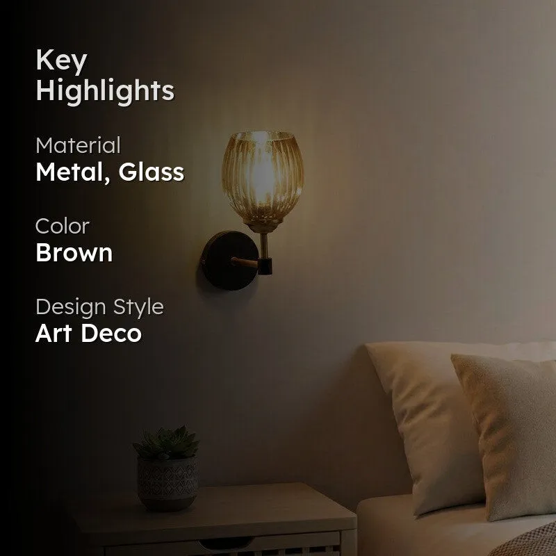 Royal Glow Glass Wall Lamp media 2