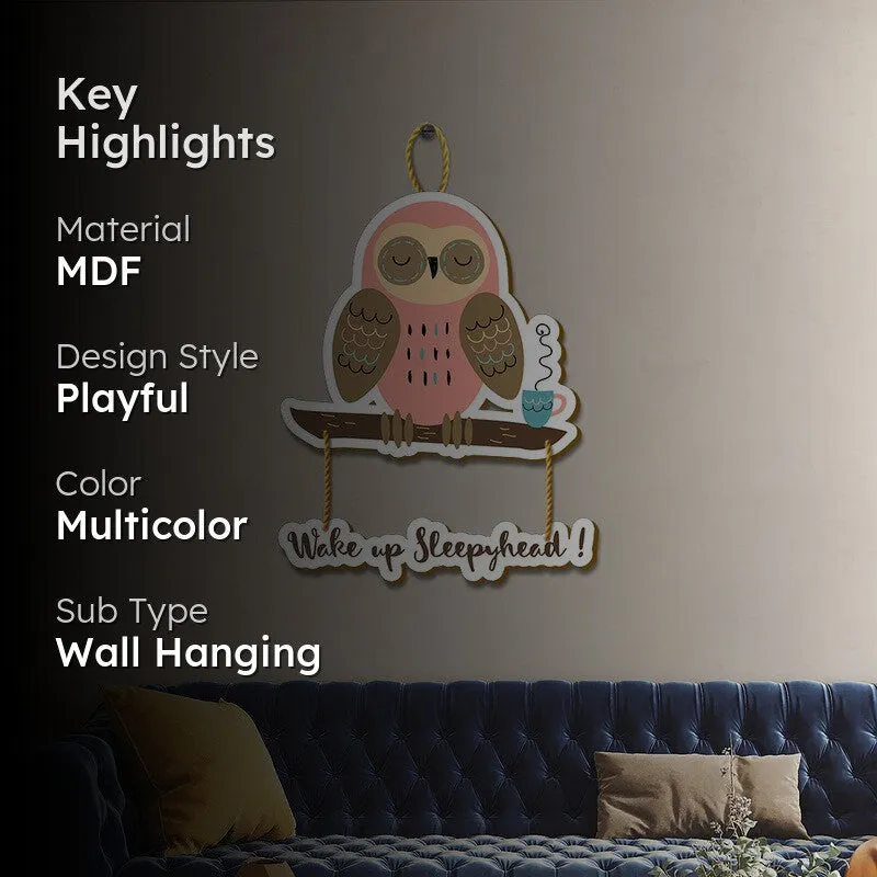 Owl's Morning Brew MDF Wall Accent media 2