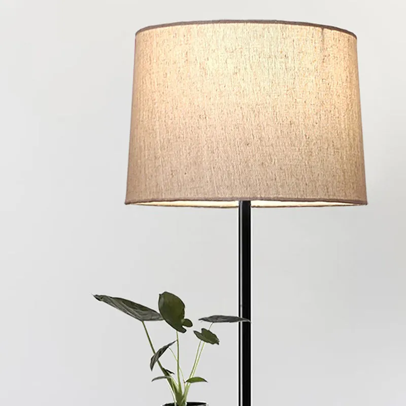 Elfin Floor Lamp With Shelf - Beige media 4