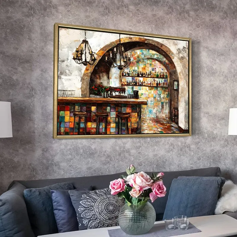 Subterranean Canvas Wall Painting With Frame media 6