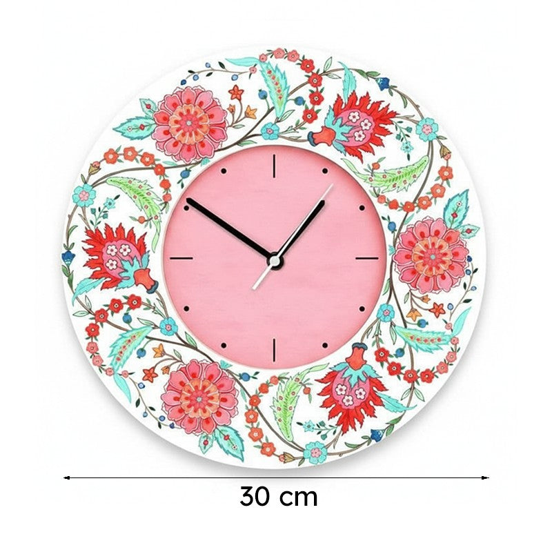 Chadreya Bloom Handpainted Wall Clock media 8