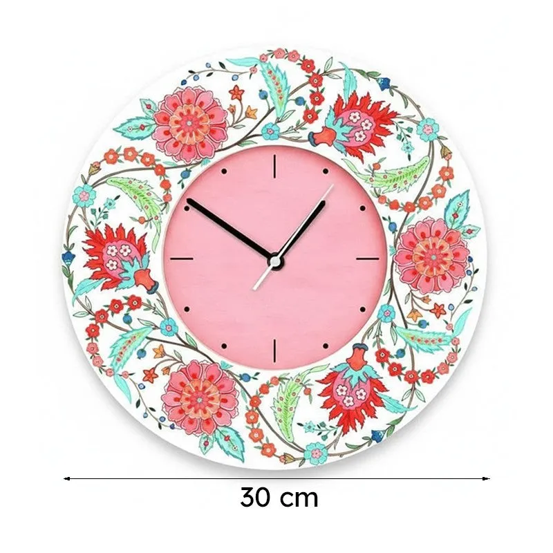 Chadreya Bloom Handpainted Wall Clock media 8