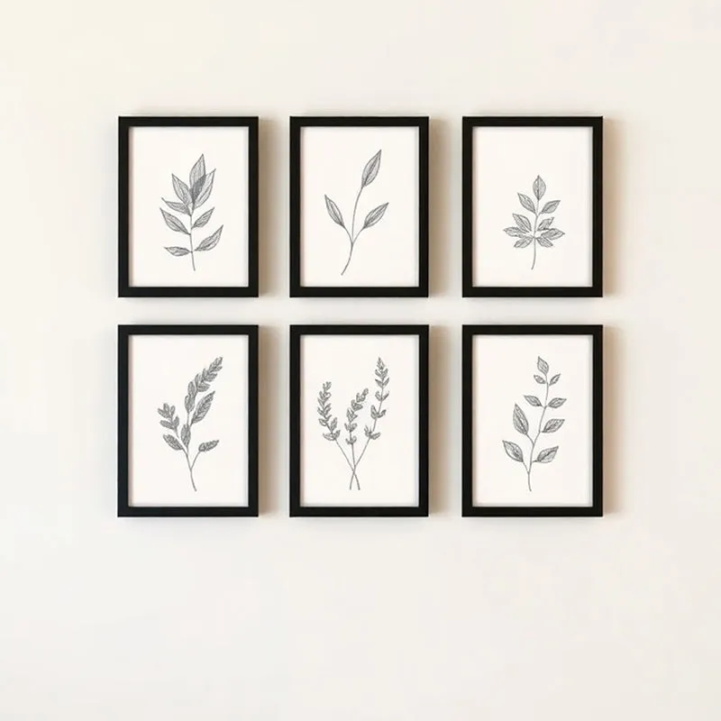 Dextra MDF Photo Frame - Set Of Six media 1