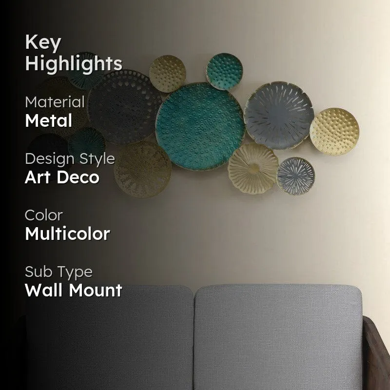 Circle Charm Metal Wall Accent media 2