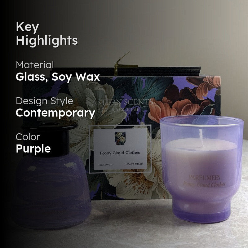 Aroma Glow Reed Diffuser (Purple) - Set Of Two media 2