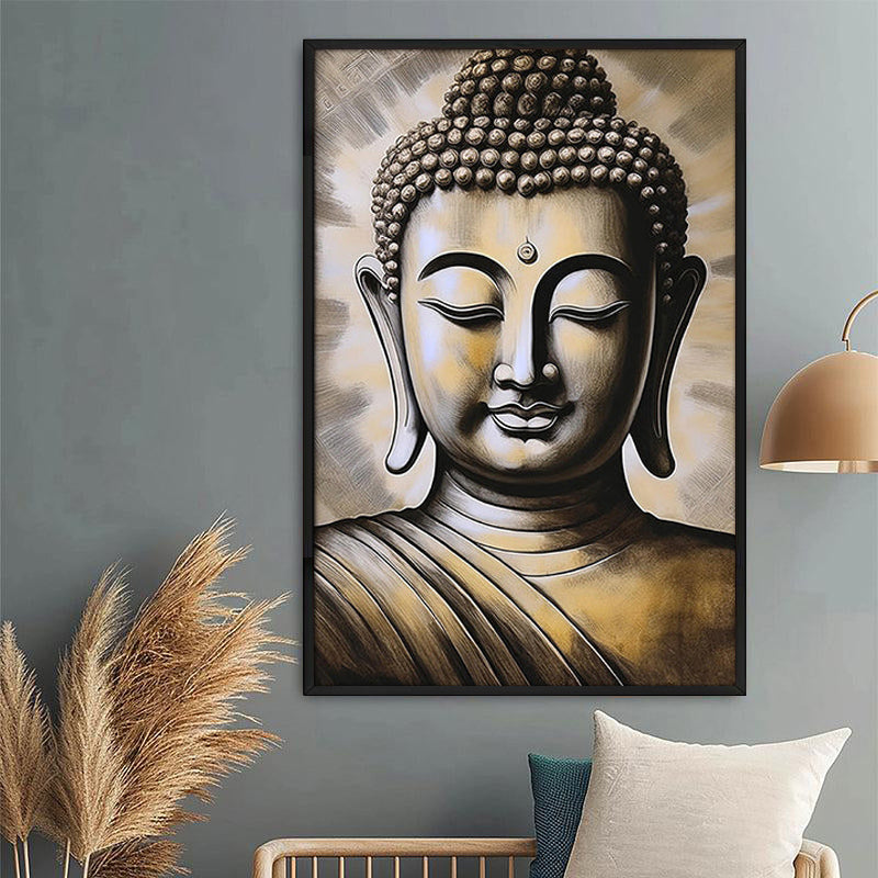 Eternal Enigma Wall Painting With Frame
