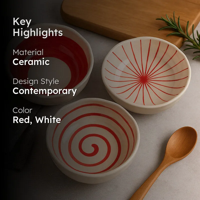 Bilika Serving Bowl (220 ML) - Set of Three media 2