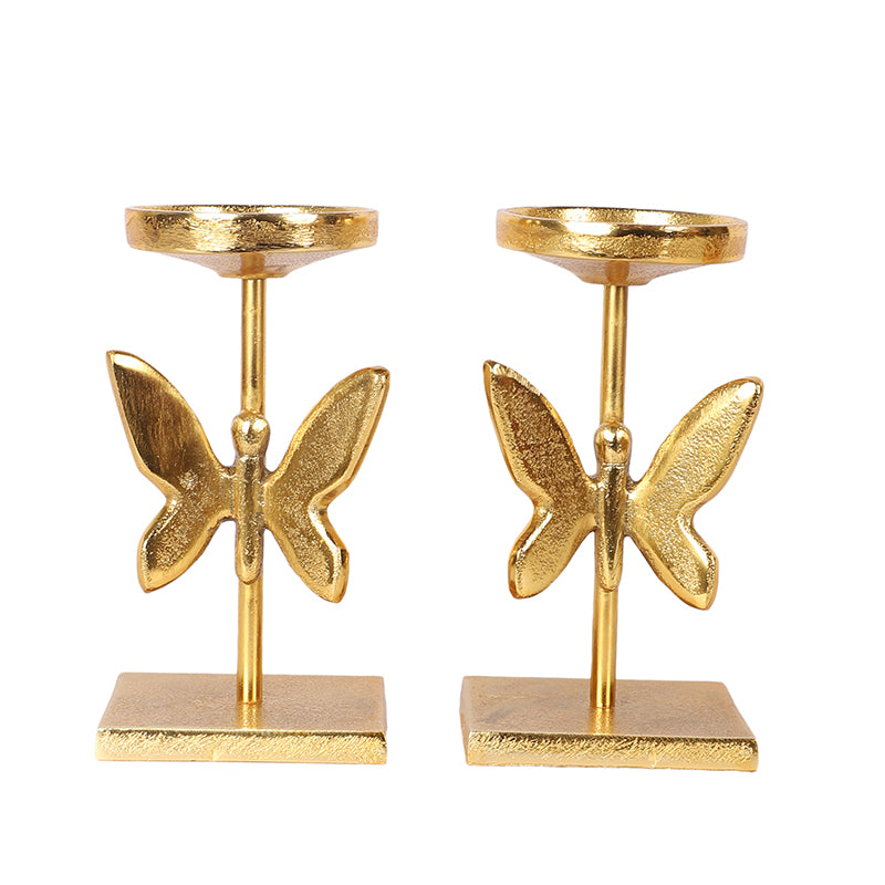Butterfly Aura Candle Holder - Set Of Two media 3