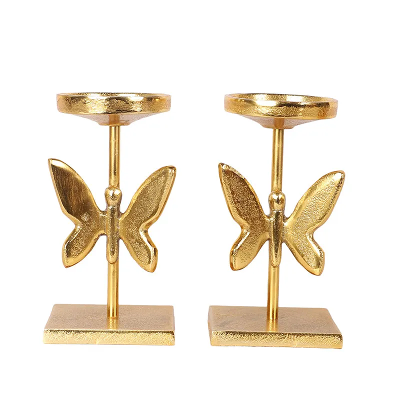 Butterfly Aura Candle Holder - Set Of Two media 3