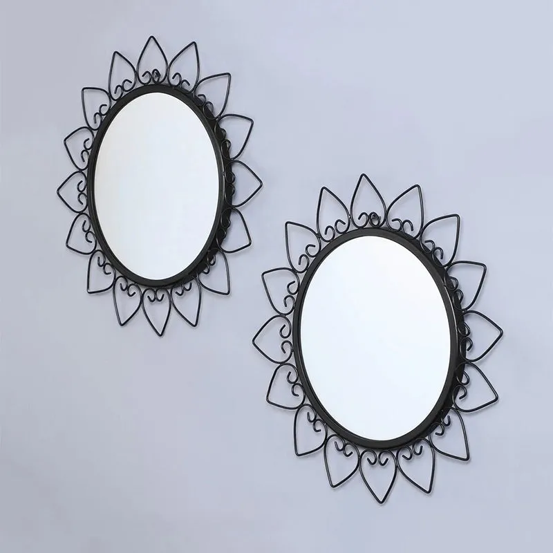 Rakia Bloom Wall Mirror - Set Of Two media 4