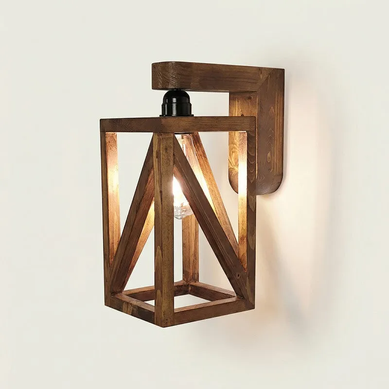 Ocelis Wooden Wall Lamp media 4