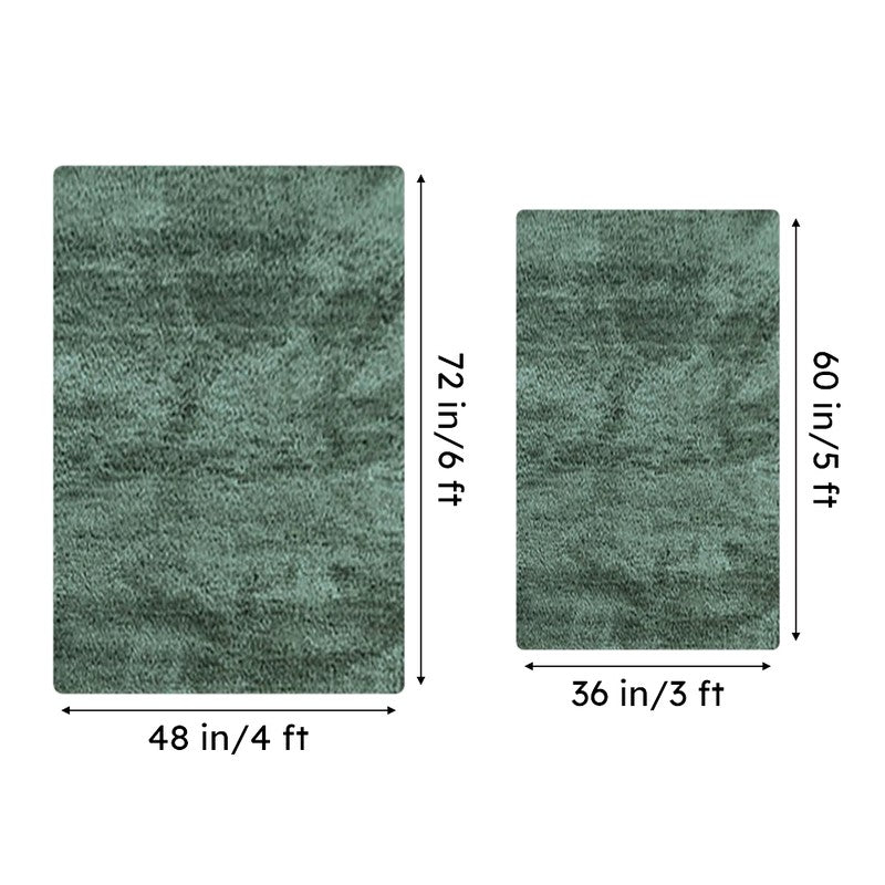 Nuo Luxe Micro Fiber Area Rug - Sage Green media 8