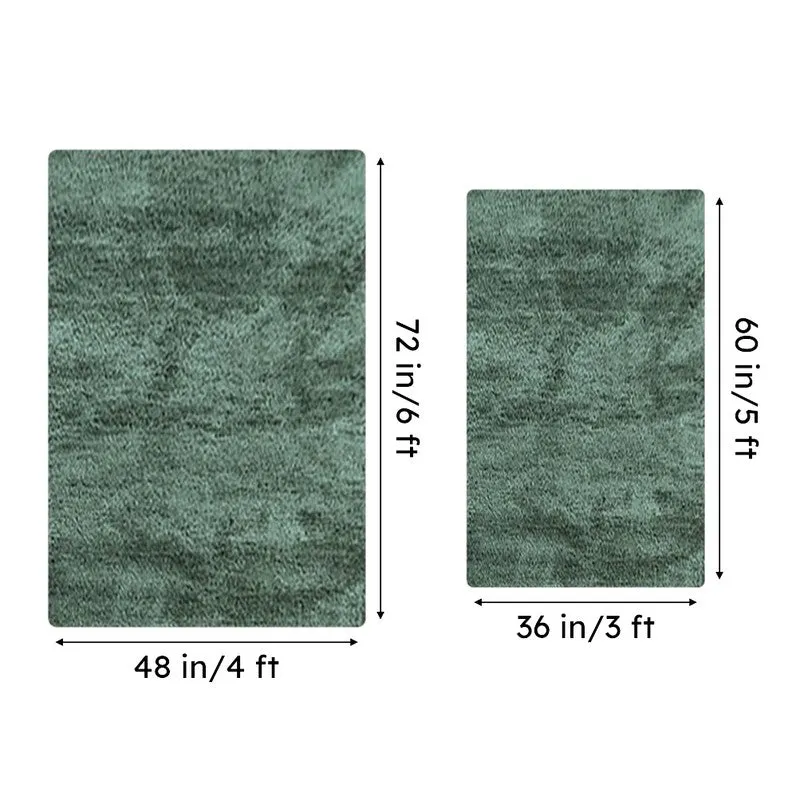 Nuo Luxe Micro Fiber Area Rug - Sage Green media 8