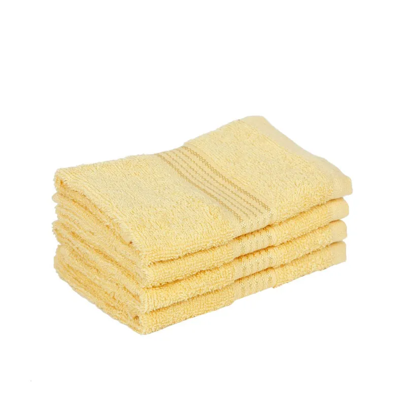 Junia Face Towel (Yellow) - Set Of Four media 5