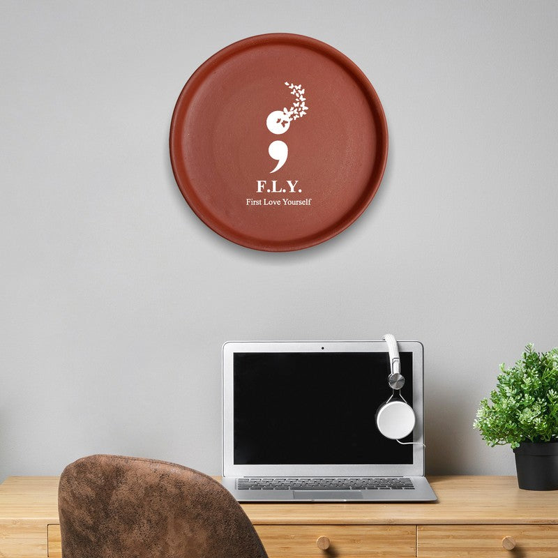 Fly High Terracotta Wall Plate