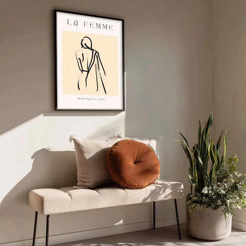 Grace in Retreat Canvas Wall Painting With Black Frame media 4