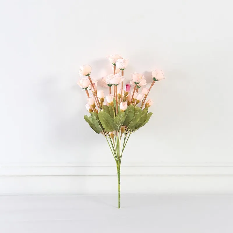 Mini Rose Artificial Flowers - Light Pink media 4
