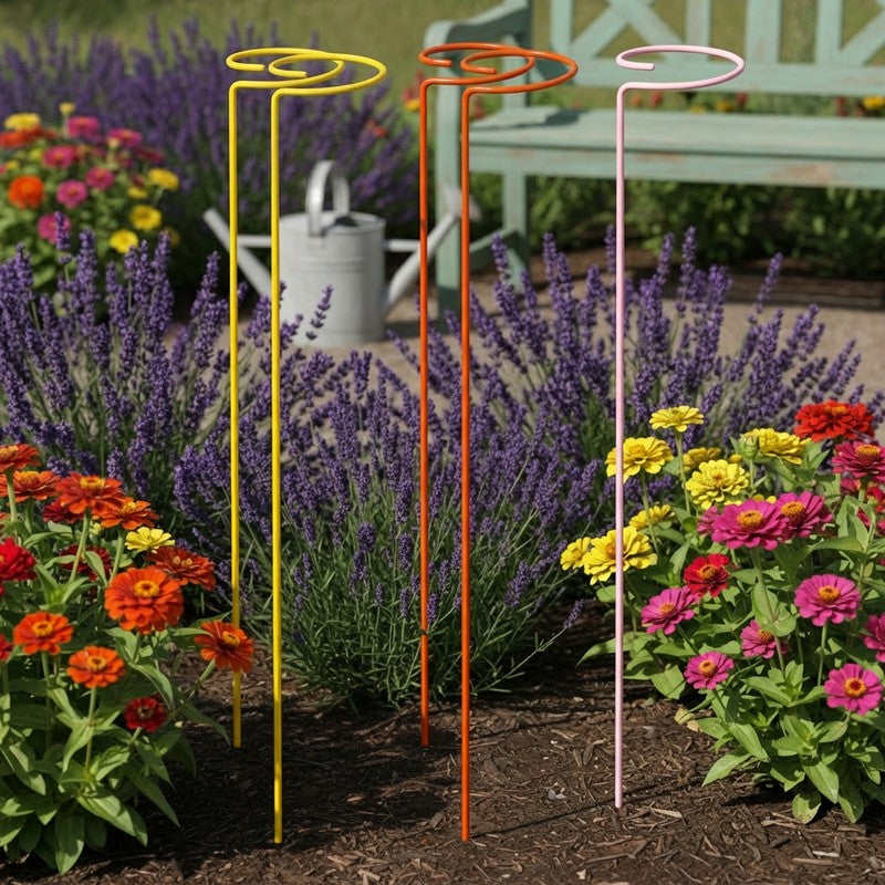 Plantique Iron Garden Stake - Set of Five