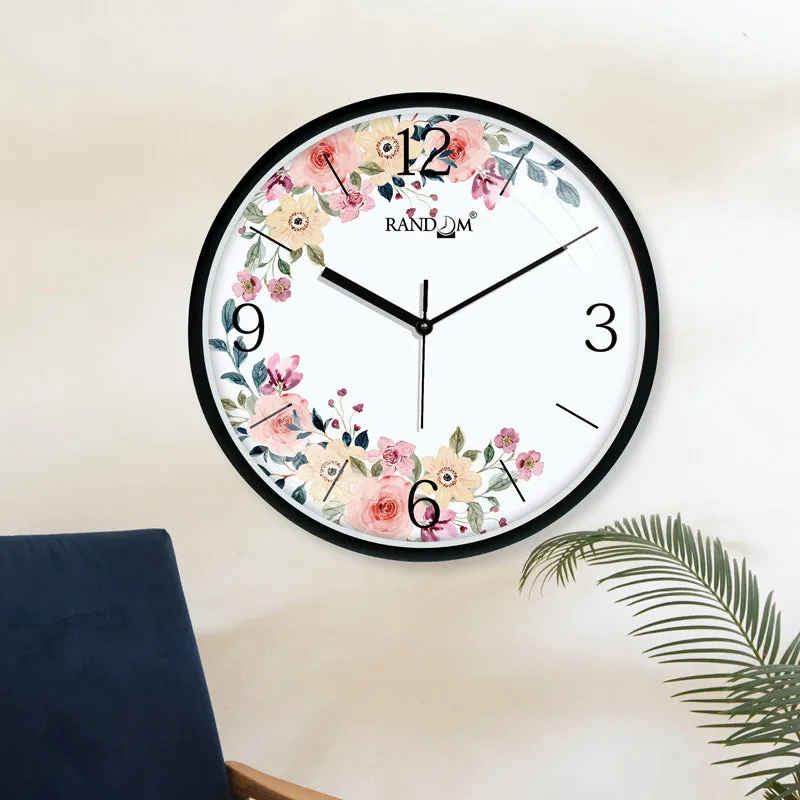 Vince Floral Wall Clock media 1