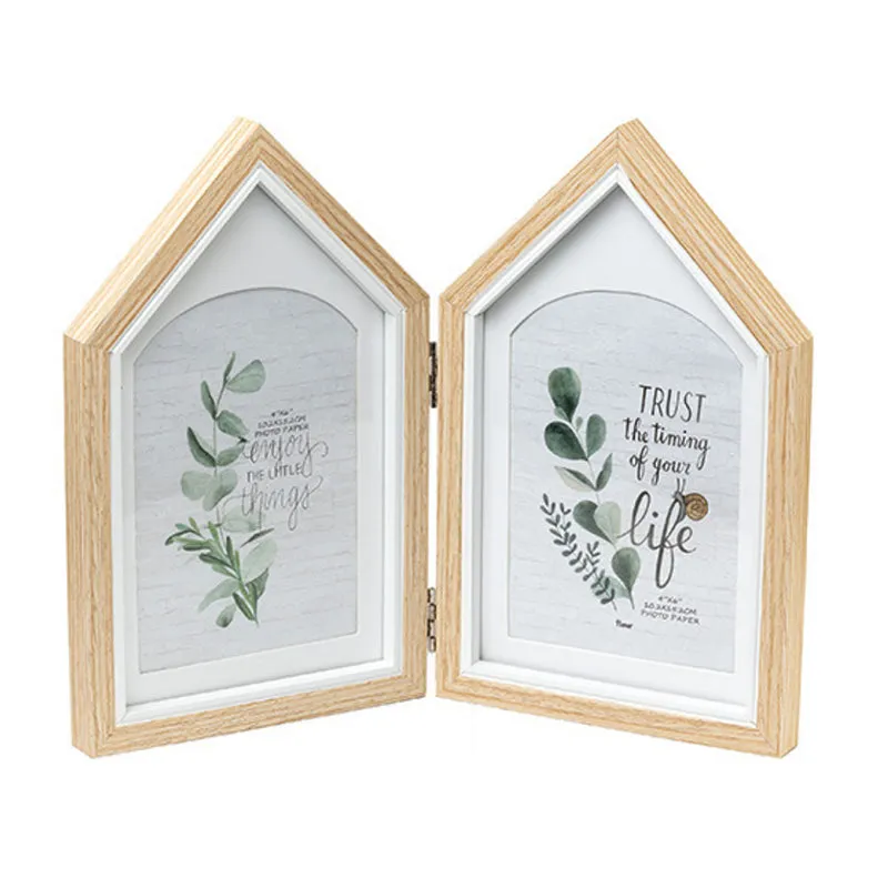 Memory Home Wood Photo Frame - Beige media 5