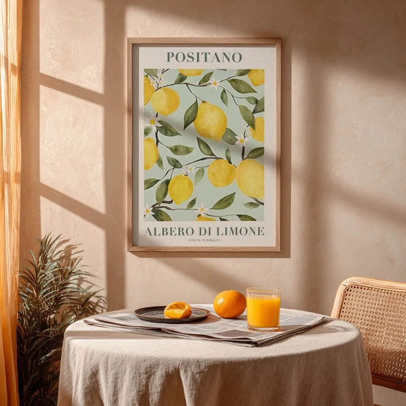 Citrus Zest Archival Canvas Wall Art - Brown media 5