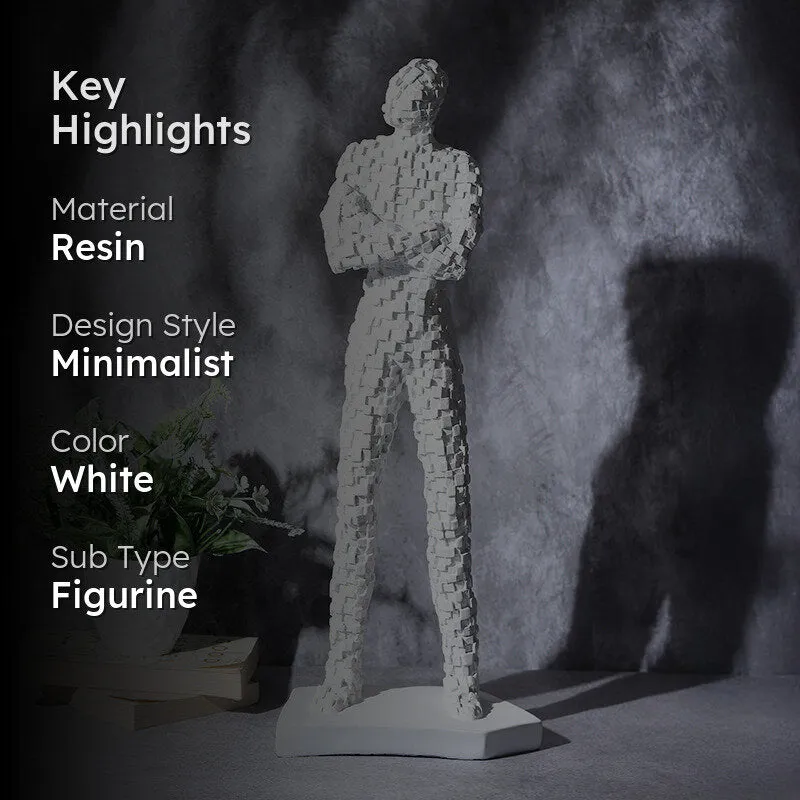Stance Of Confidence Showpiece - White media 2