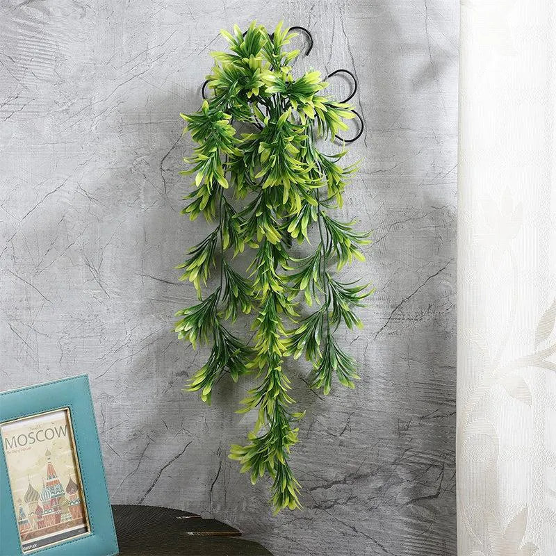 Faux Green Vine With Metal Wall Stand media 1