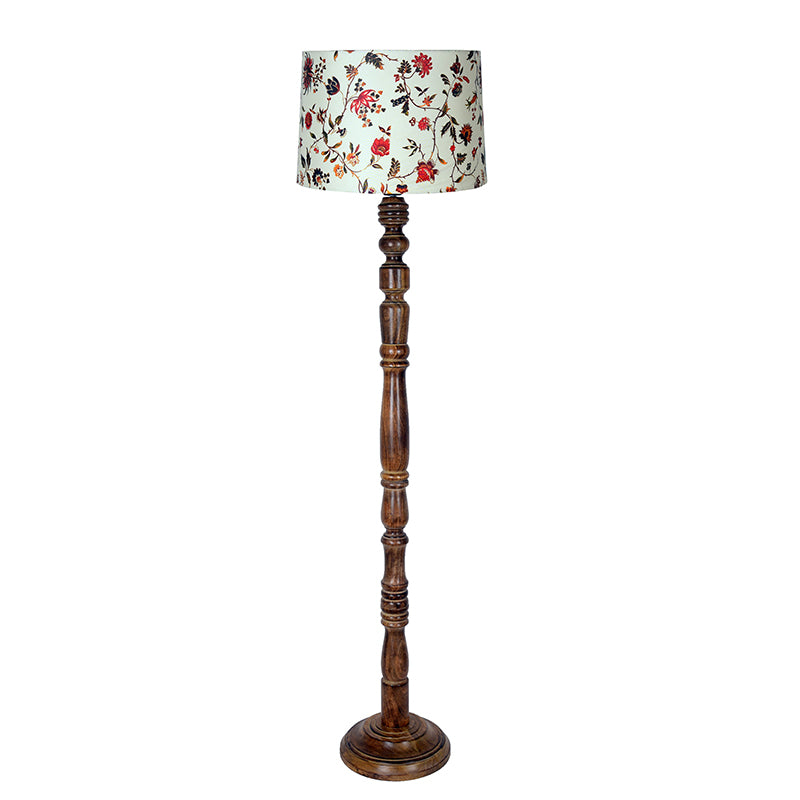 Pushpa Curve Wooden Floor Lamp media 4