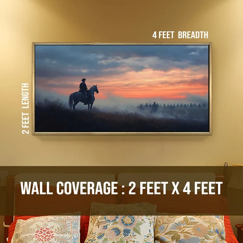 Duskward Canvas Wall Painting With Frame media 8