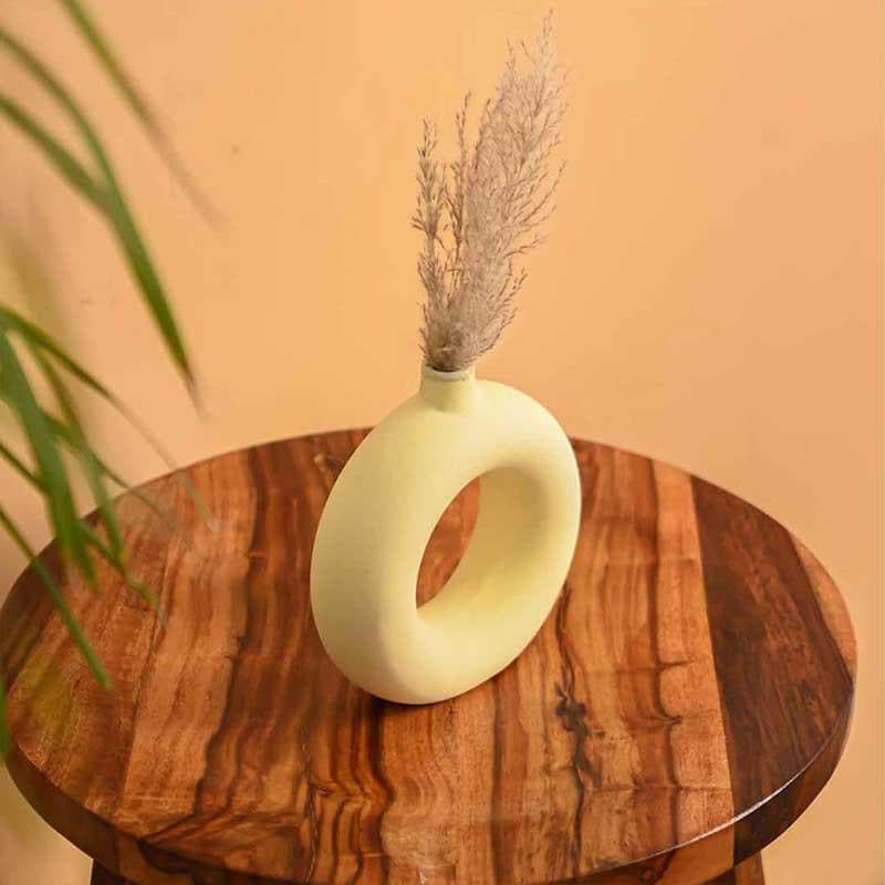 Boho Donut Vase - Yellow media 5