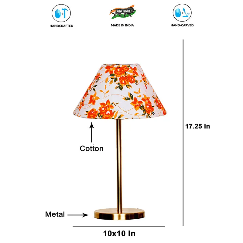 Garden Lights Cotton & Metal Table Lamp (Empire) - Multicolor media 4