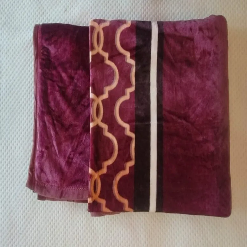 Imperial Abstract Woolen Blanket (Brown) - 350 GSM media 7