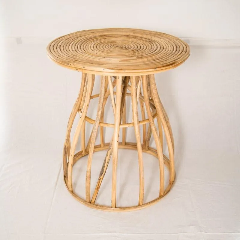 Nereus Rattan Accent Table media 3