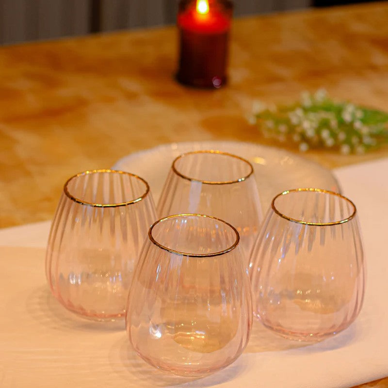 Aura Pour Cocktail Glasses (350 mL Each) - Set of Four