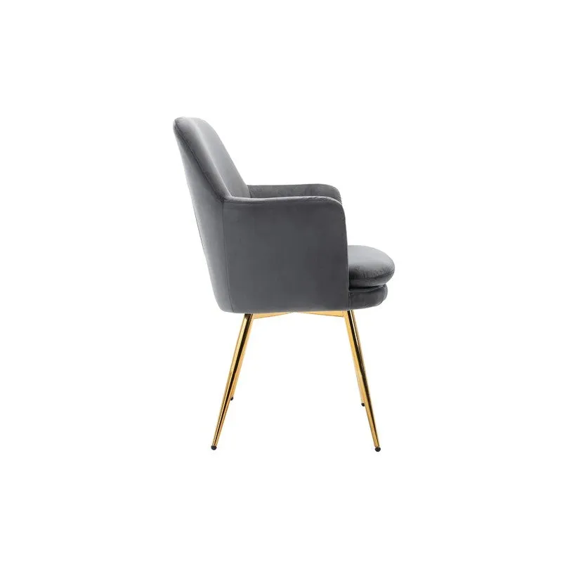Livora Metal Accent Chair - Grey media 7