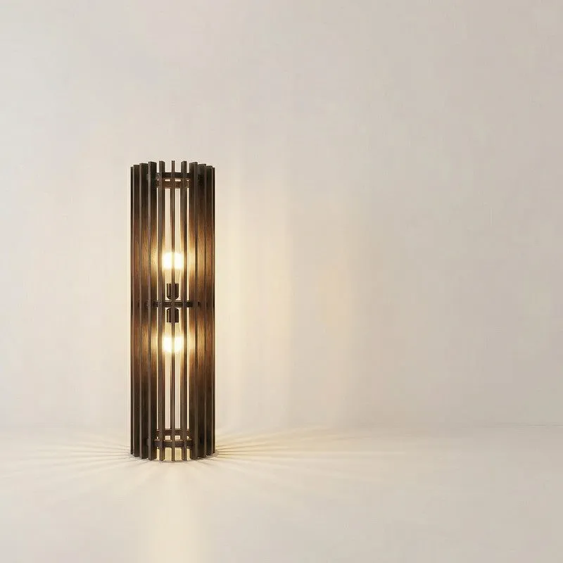 Divinit Wooden Slat Floor Lamp media 8