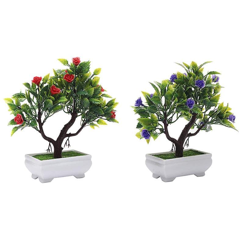 Fara Faux Plant In Nesha Pot (24 cms) - Set Of Two media 3