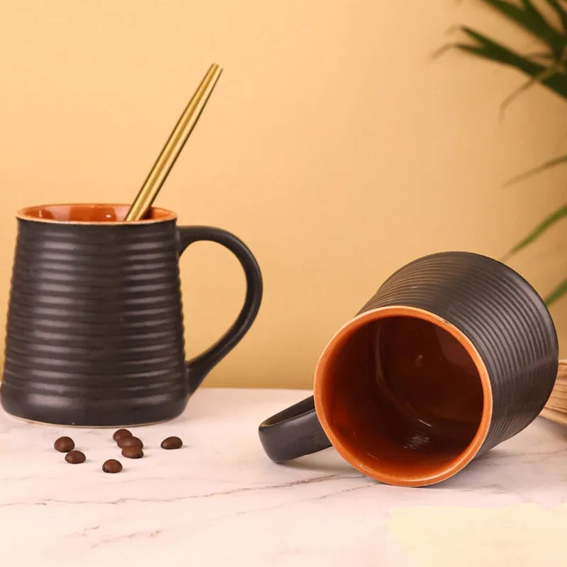 Azaria Ceramic Tea Cup (230 mL Each) - Set of Two media 3