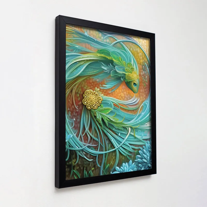 Turquoise Fins Wall Art media 5