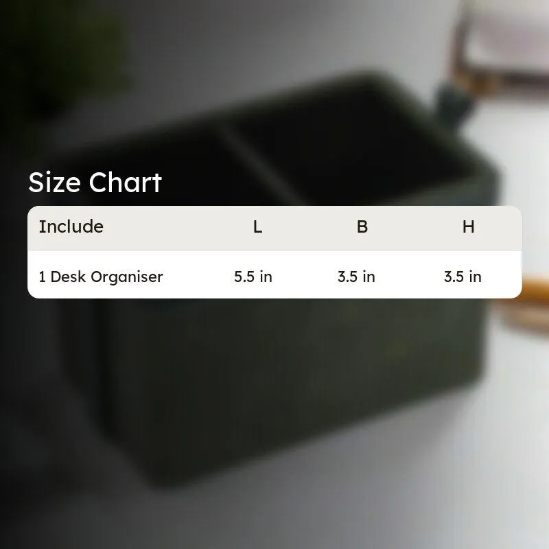 Wicka Dote Desk Organiser - Green media 10
