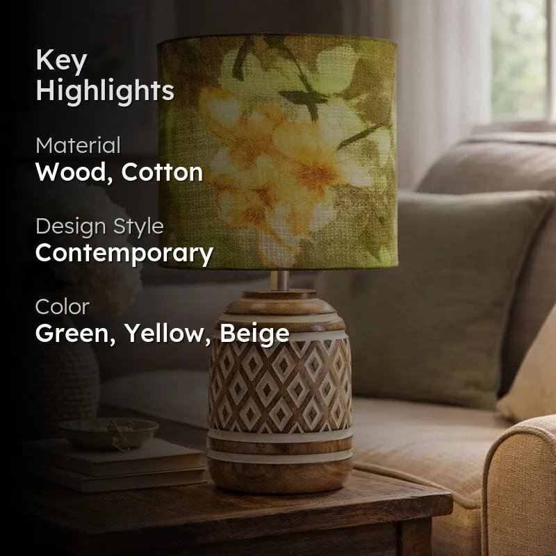 BloomDream Wooden Table Lamp media 2