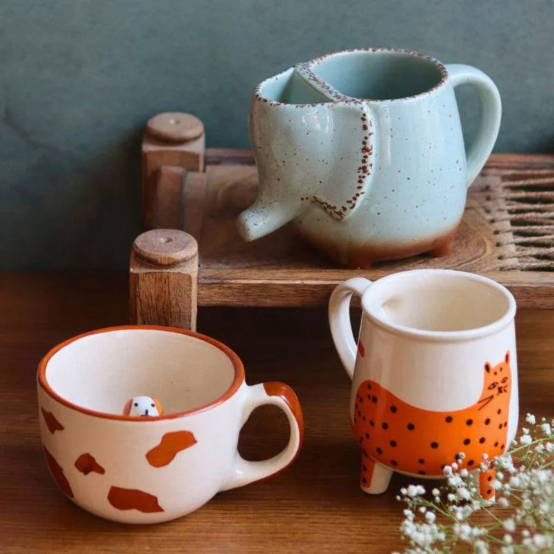 Miloniya Ceramic Tea Cup - Set of Three media 1